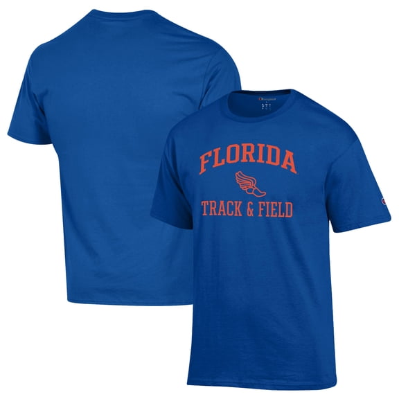 Men's Champion  Royal Florida Gators Icon Track & Field T-Shirt