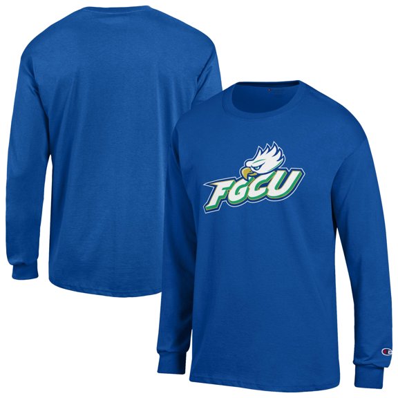 Men's Champion Royal Florida Gulf Coast Eagles Campus Long-Sleeve T-Shirt