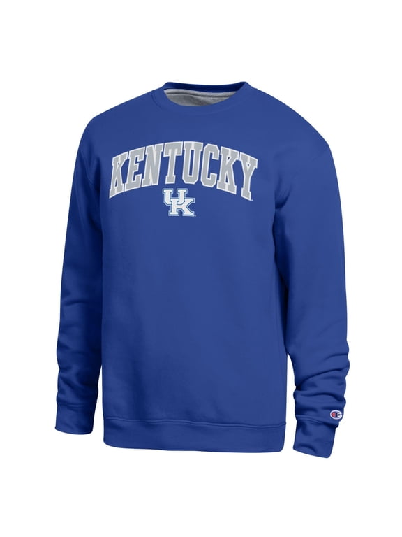 Men's Champion Royal Kentucky Wildcats Arch Sweatshirt