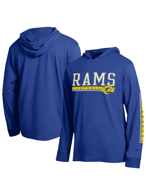 Men's Champion Royal Los Angeles Rams All Star Hooded T-Shirt