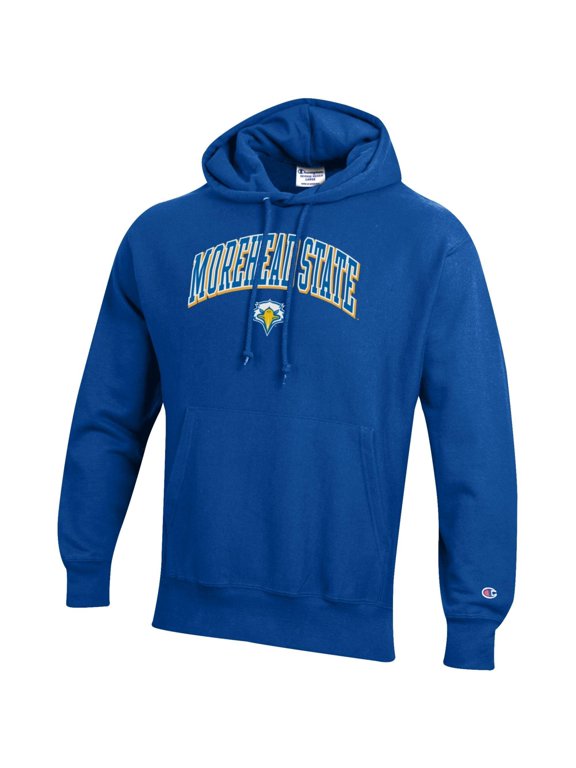 Men's Champion Royal Morehead State Eagles Arch Logo Reverse Weave Hoodie
