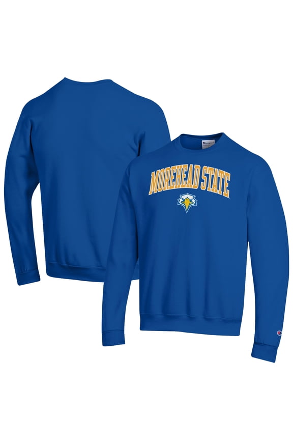 Men's Champion Royal Morehead State Eagles  Campus Eco Powerblend Sweatshirt