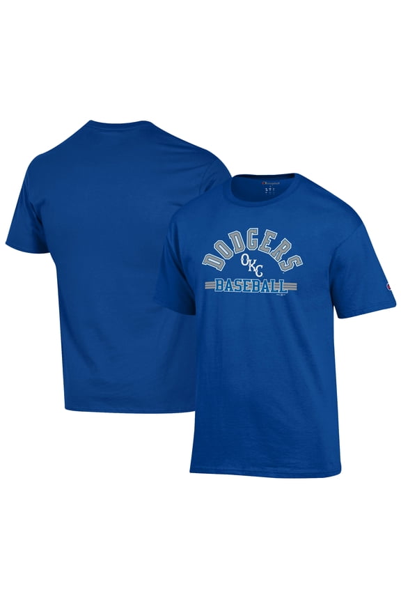 Men's Champion Royal Oklahoma City Dodgers Jersey T-Shirt