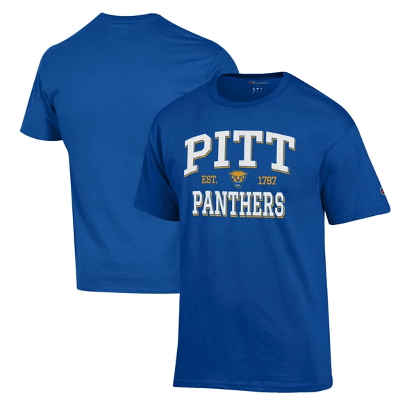 Men's Champion Royal Pitt Panthers Est. Date Jersey T-Shirt