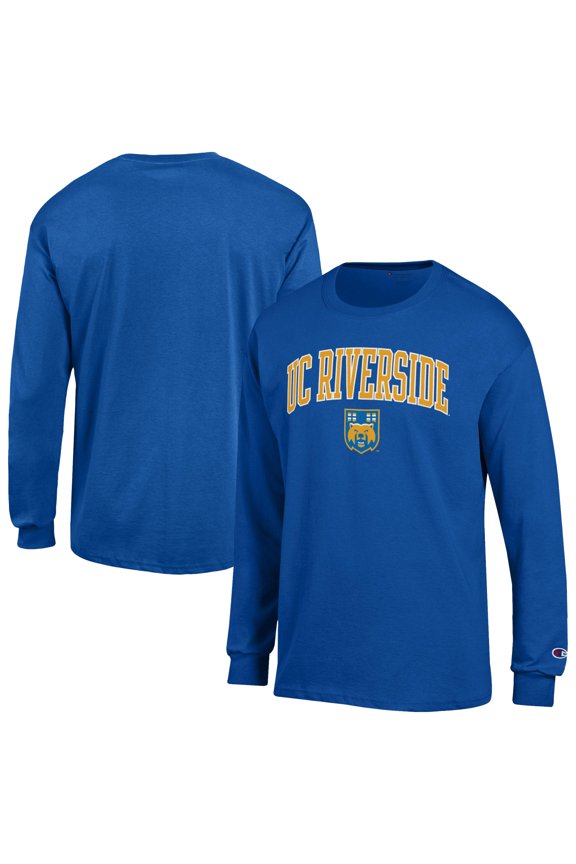 Men's Champion Royal UC Riverside Highlanders Campus Long-Sleeve T-Shirt