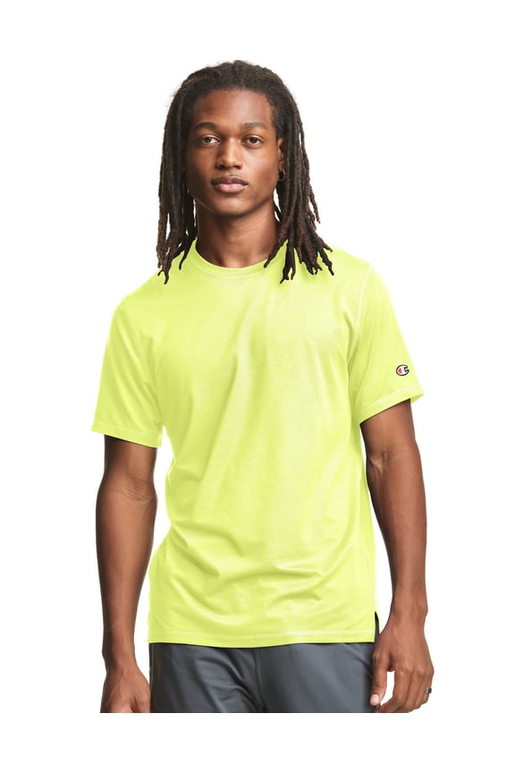 Men's Champion Sport Tee Highlighter Yellow S