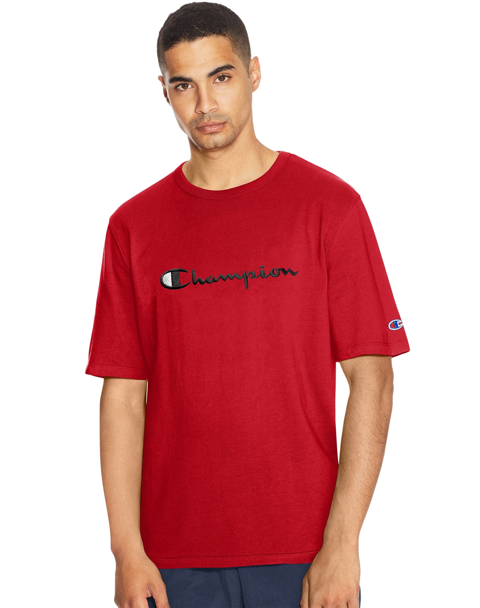 Champion Men Crewneck Short Sleeve T-Shirts | Sport-T-Shirts