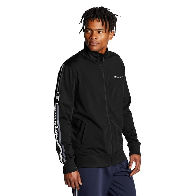 Men s Champion Track Jacket Black