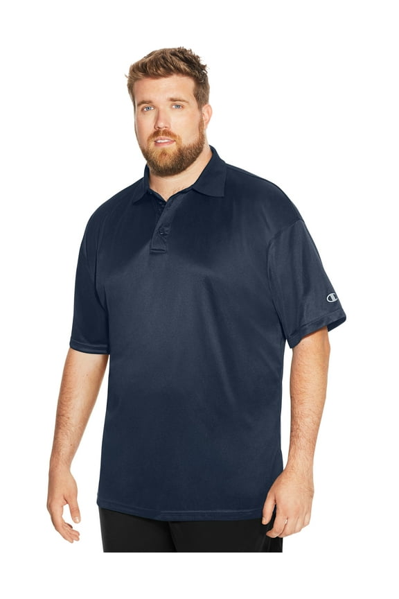 Men's Champion Vapor Big & Tall Short-Sleeve Polo Navy 5XL