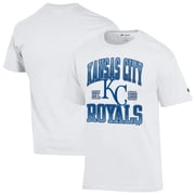 Mens Champion White Kansas City Royals Team Name T-Shirt