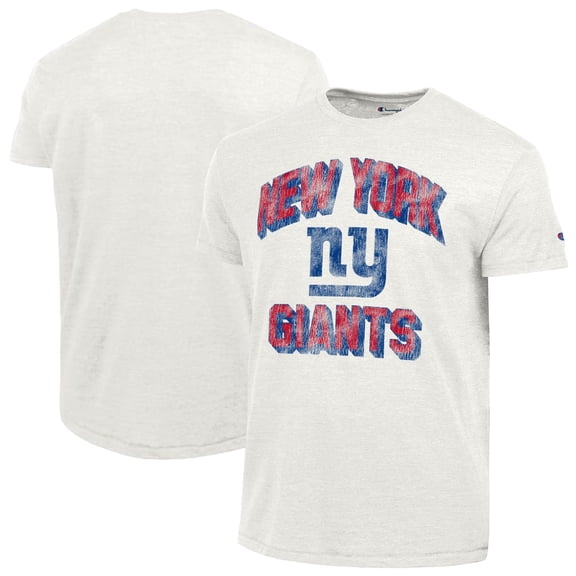 Men's Champion  White New York Giants Ultimate Tri-Blend T-Shirt