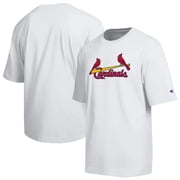 Mens Champion White St. Louis Cardinals All Star Arched Chenille Wordmark T-Shirt