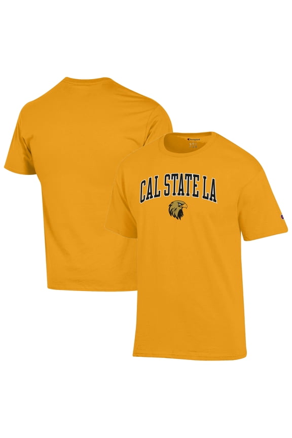 Men's Champion Yellow Cal State L.A. Golden Eagles Campus T-Shirt