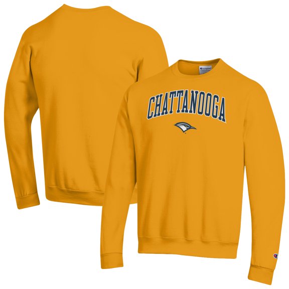 Men's Champion Yellow Tennessee Chattanooga Mocs Campus Eco Powerblend Sweatshirt