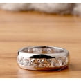 thumbnail image 1 of Men's Channel Set Diamond Wedding Ring, Diamond Engagement Ring For Men's, 2.4 Ct Simulated Diamond, 925 Sterling Silver, Anniversary Gift Ring For Husband, 1 of 4
