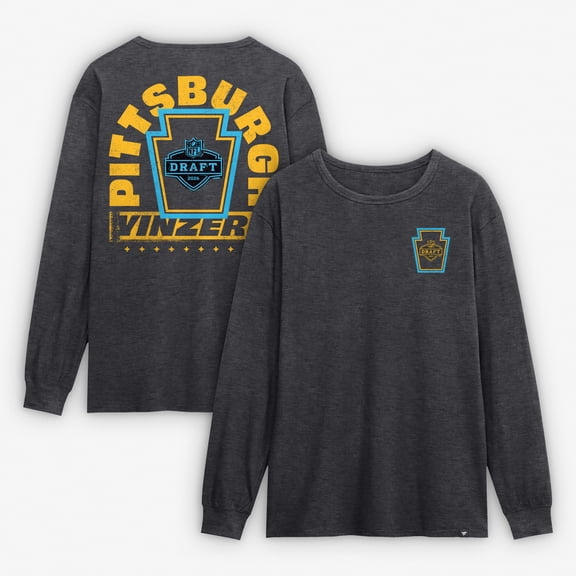 Men's Charcoal 2026 NFL Draft Class Long Sleeve T-Shirt