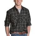 thumbnail image 1 of Men's Charcoal Abilene Christian University Wildcats Brewer Flannel Long Sleeve Shirt, 1 of 1