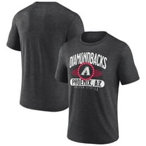 Men's Charcoal Arizona Diamondbacks Badge of Honor Tri-Blend T-Shirt