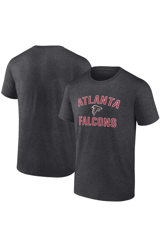 Men's Fanatics Heather Charcoal Atlanta Falcons Victory Arch T-Shirt
