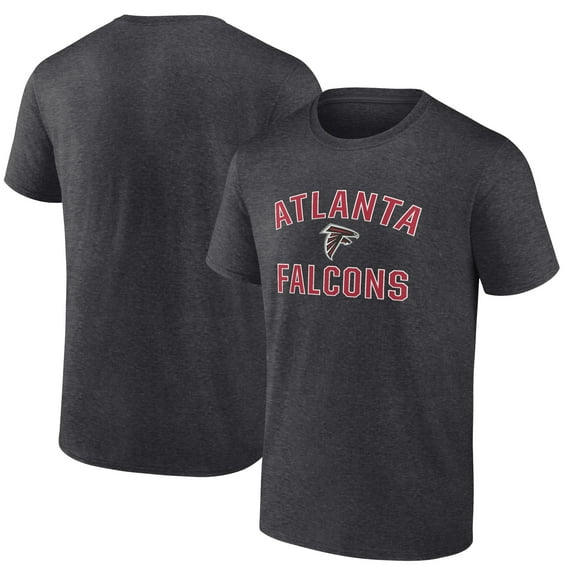 Men's Fanatics Heather Charcoal Atlanta Falcons Victory Arch T-Shirt