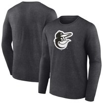 Men's Charcoal Baltimore Orioles Monochrome Long Sleeve T-Shirt