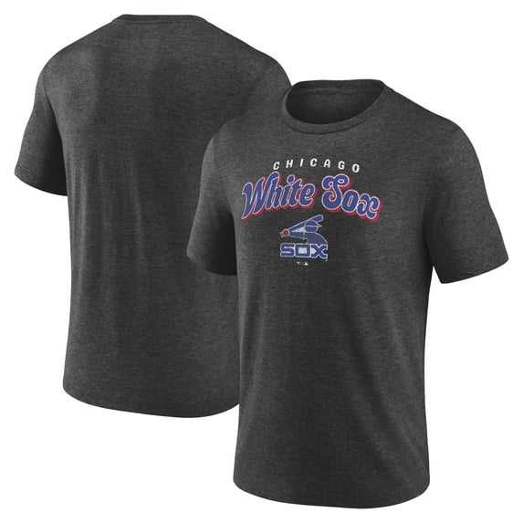 Men's Charcoal Chicago White Sox Wonderment Tri-Blend T-Shirt