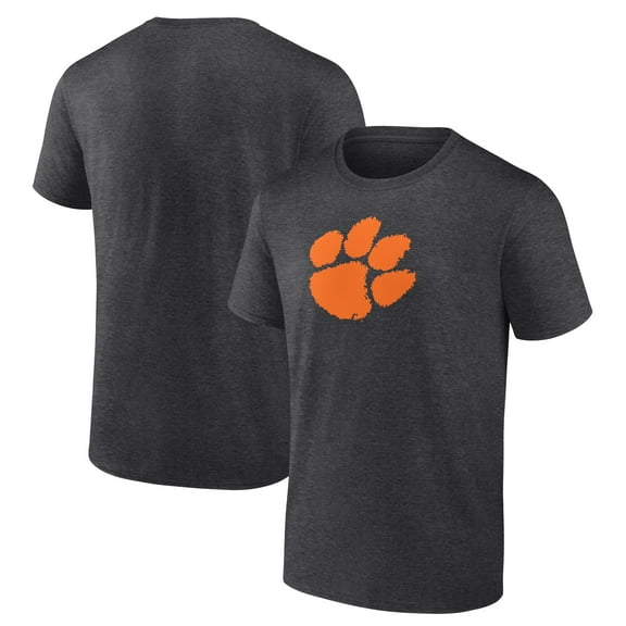 Men's Charcoal Clemson Tigers Primary Logo T-Shirt