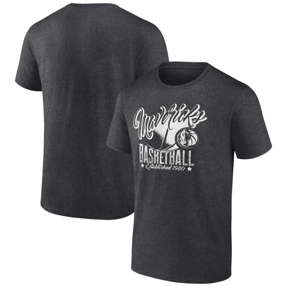 Men's Charcoal Dallas Mavericks Winner T-Shirt