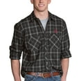 thumbnail image 1 of Men's Charcoal Dayton Flyers Brewer Flannel Long Sleeve Shirt, 1 of 1