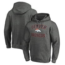 Men's Charcoal Denver Broncos Victory Arch Pullover Hoodie
