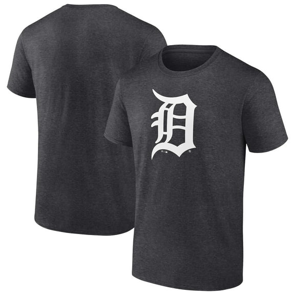 Men's Charcoal Detroit Tigers Monochrome T-Shirt