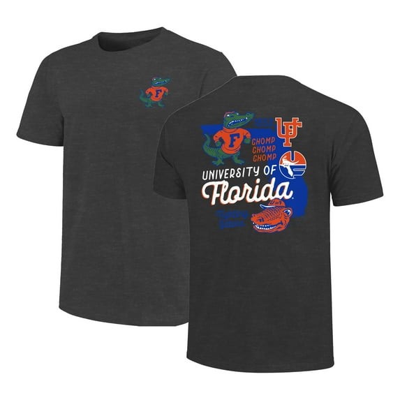 Men's Charcoal Florida Gators Big & Tall Vault Vintage Logo Core T-Shirt