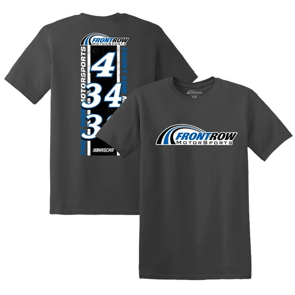 Men's Charcoal Front Row Motorsports Lifestyle T-Shirt