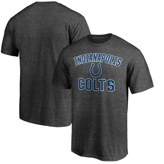Men's Fanatics Heather Charcoal Indianapolis Colts Victory Arch T-Shirt