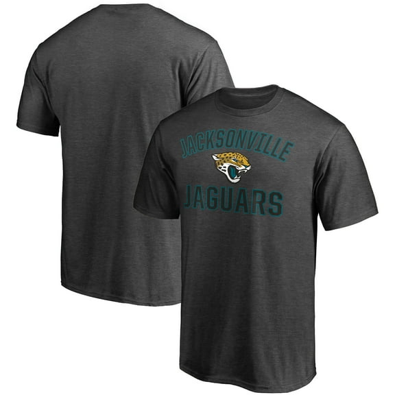 Men's Fanatics Heather Charcoal Jacksonville Jaguars Victory Arch T-Shirt