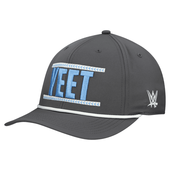 Men's Charcoal Jey Uso Chain Stitch BACK 9 Performance Adjustable Hat