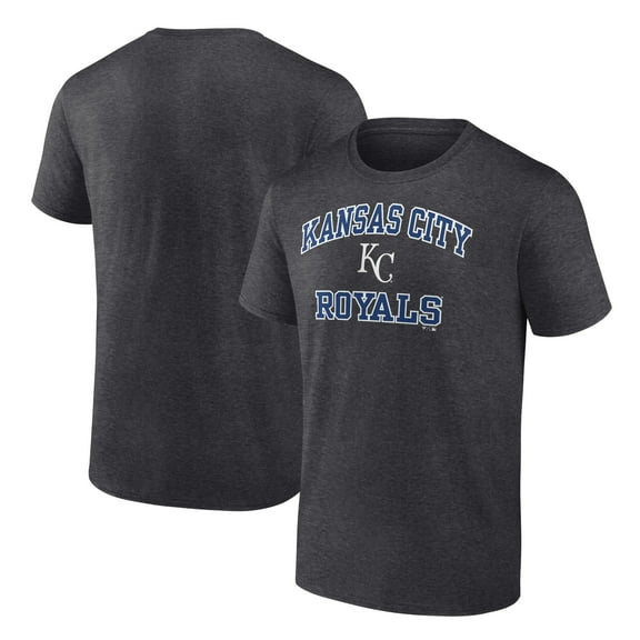 Men's Charcoal Kansas City Royals Heart & Soul T-Shirt