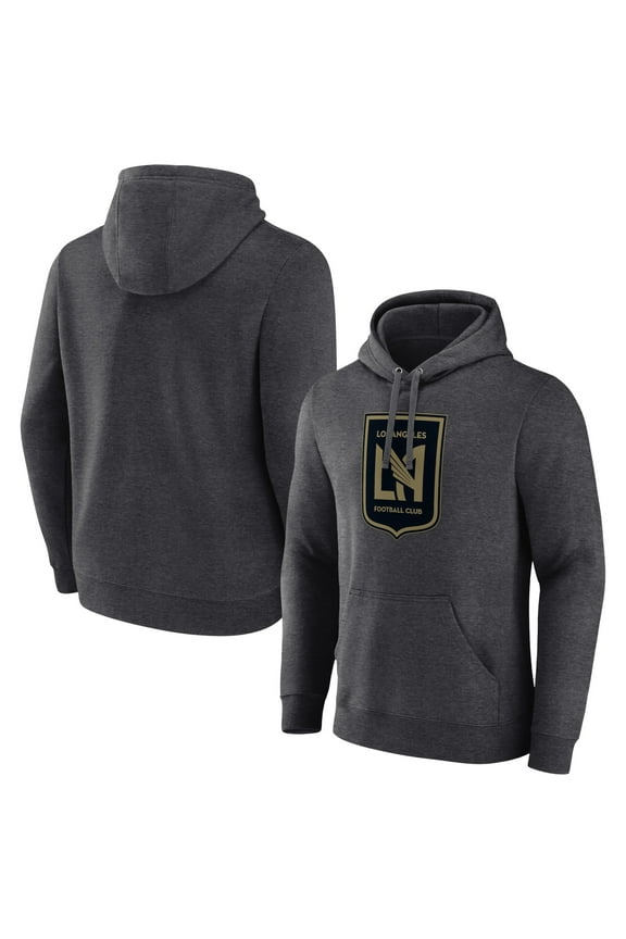 Men's Charcoal LAFC Official Logo Pullover Hoodie