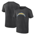 thumbnail image 1 of Men's Fanatics Heather Charcoal Los Angeles Chargers Primary Logo T-Shirt, 1 of 3