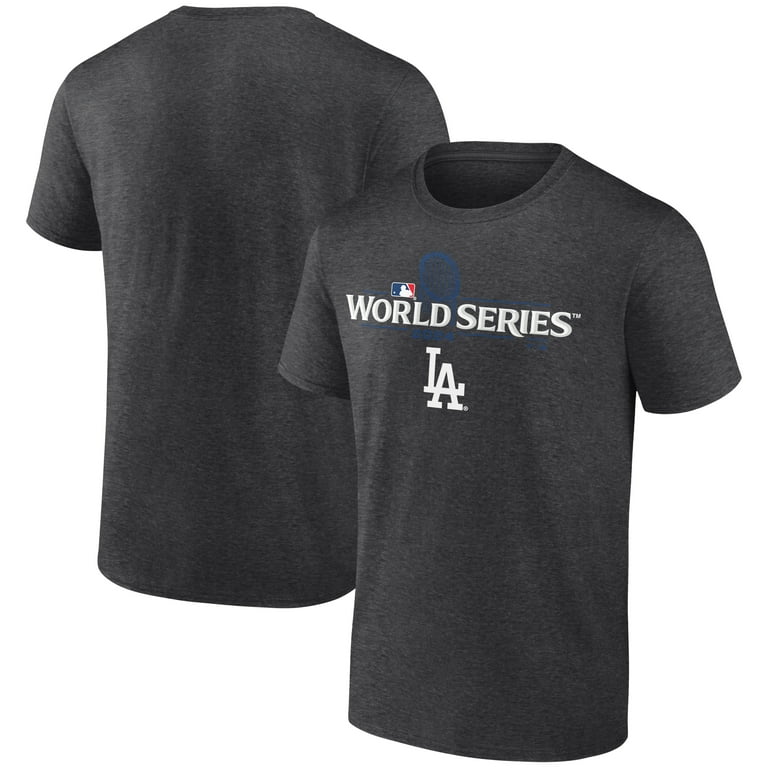 Men's Charcoal Los Angeles Dodgers 2024 World Series T-Shirt - Main Image