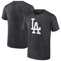 Men's Charcoal Los Angeles Dodgers Monochrome T-Shirt