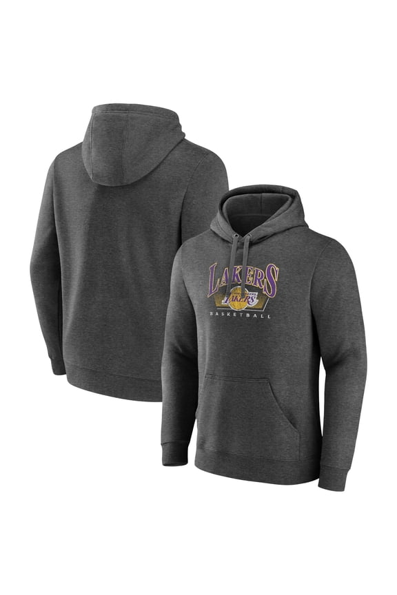 Men's Charcoal Los Angeles Lakers Selection Pullover Hoodie