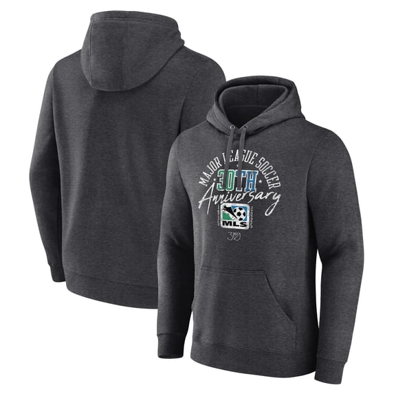Men's Charcoal MLS 30th Anniversary Pullover Hoodie