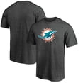 thumbnail image 1 of Men's Fanatics Heather Charcoal Miami Dolphins Primary Logo T-Shirt, 1 of 3