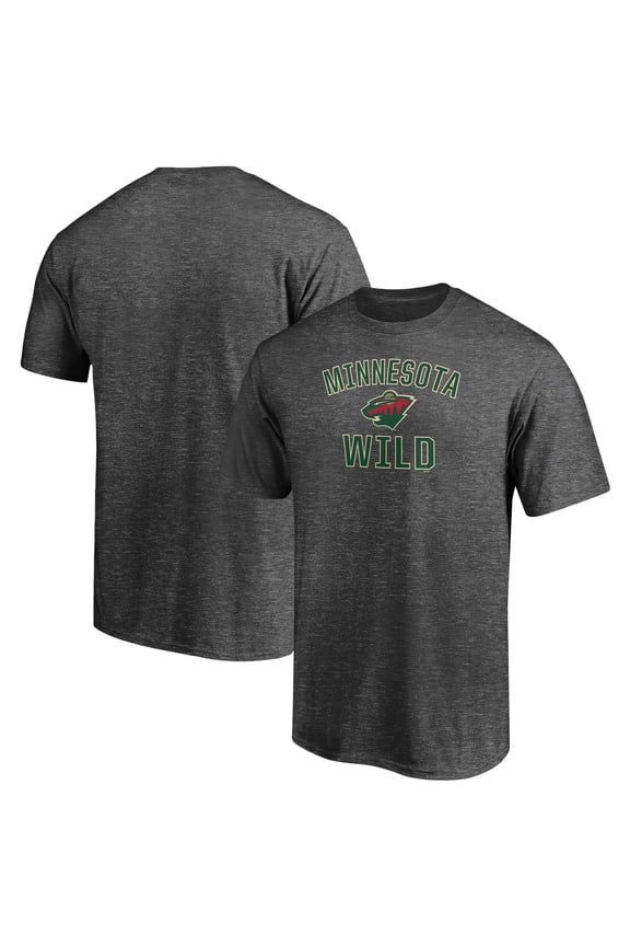 Men's Charcoal Minnesota Wild Victory Arch T-Shirt