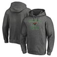 thumbnail image 1 of Men's Charcoal Minnesota Wild Victory Arch Team Fitted Pullover Hoodie, 1 of 3