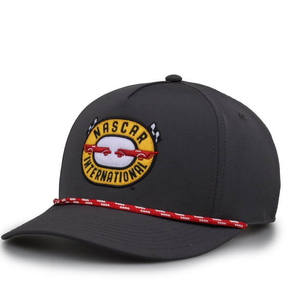 Men's  Charcoal NASCAR International Mid-Pro Rope Adjustable Hat