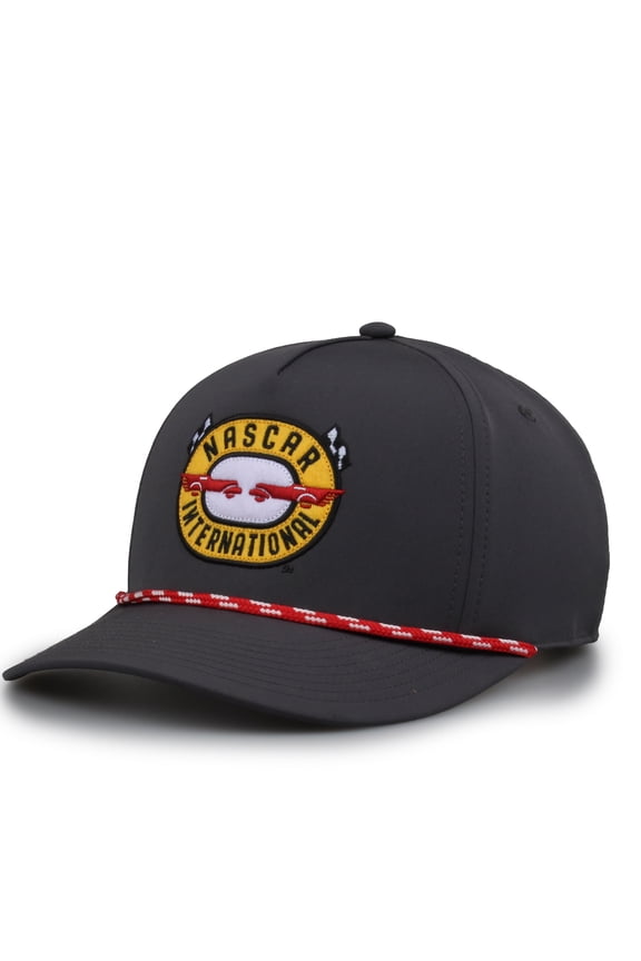 Men's Charcoal NASCAR International Mid-Pro Rope Adjustable Hat