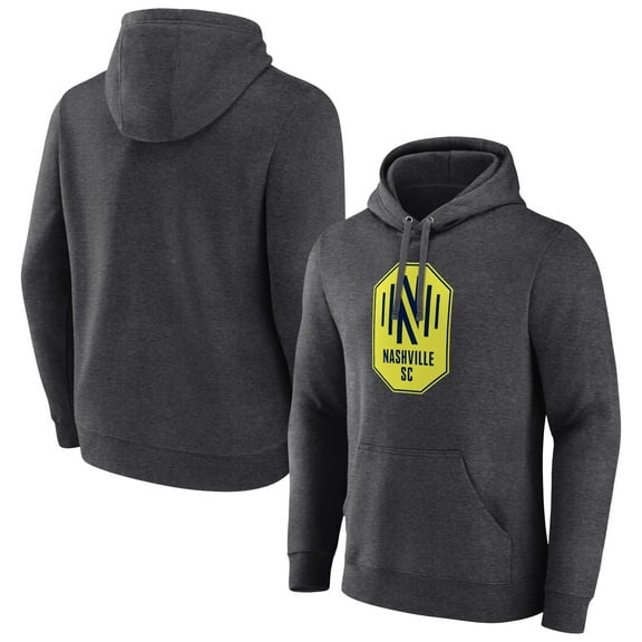 Men's Charcoal Nashville SC Official Logo Pullover Hoodie