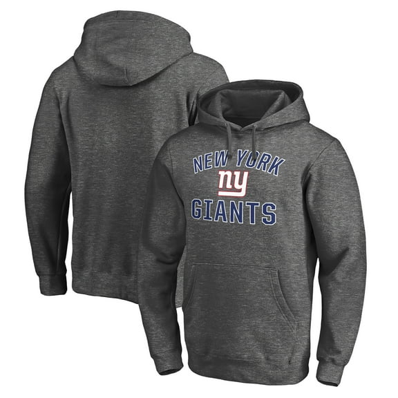 Men's Charcoal New York Giants Victory Arch Pullover Hoodie